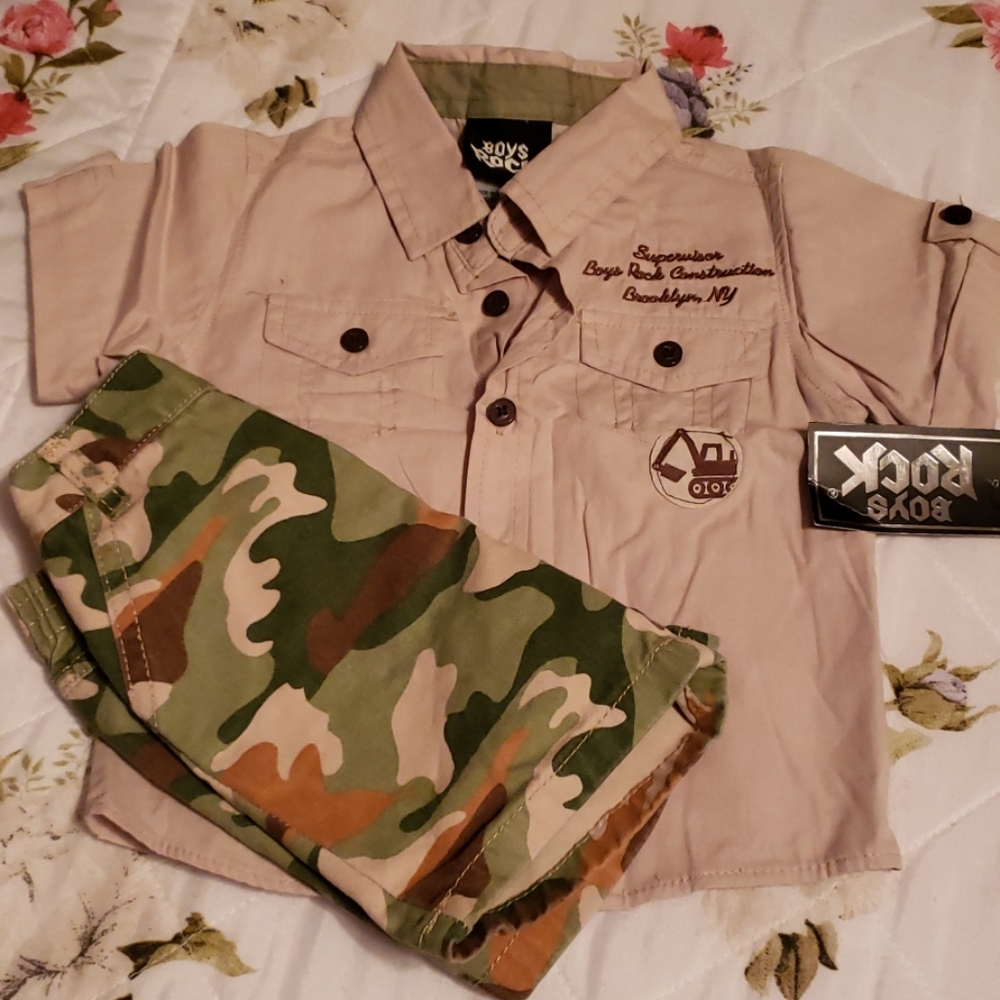 NWT Boys Rock outfit